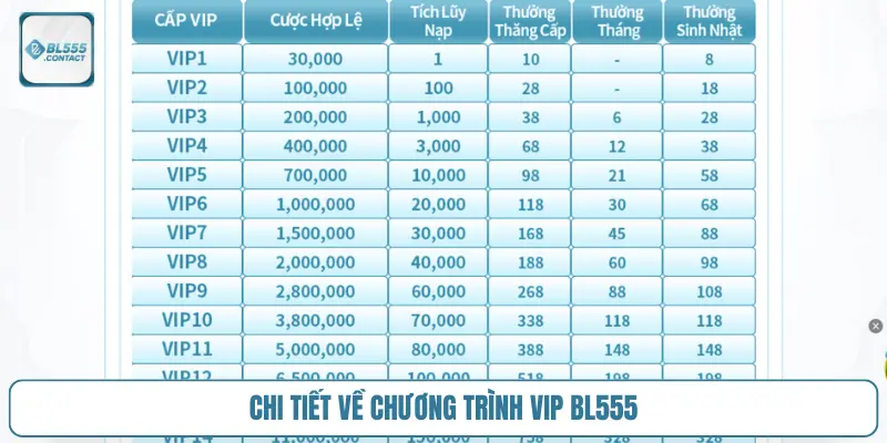 Người Chơi Vip BL555 Được Quyền Lợi Gì? 2 chuong-trinh-vip-bl555